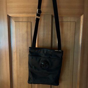 Tory Burch Ella Black Nylon Crossbody Bag